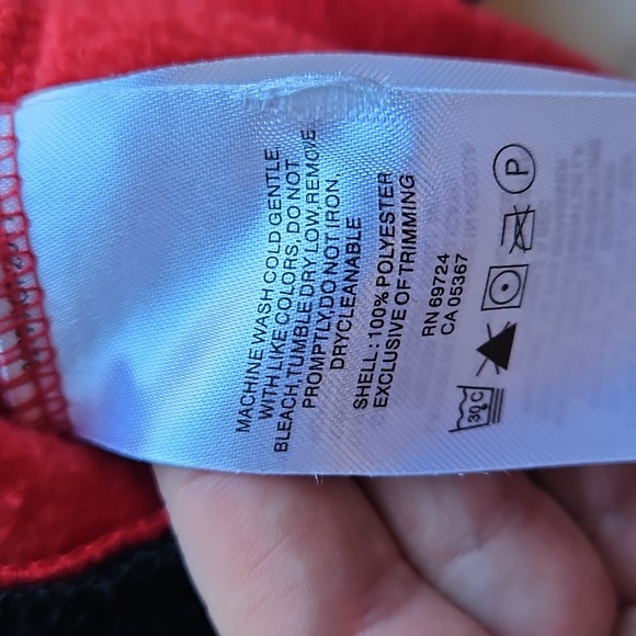 Columbia Kids' Black and Red Puffer Jacket - Picture 6 of 8